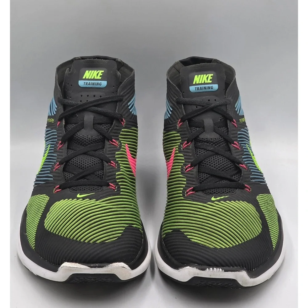 Nike Free Train Instinct 833274-034 Black Electric Green Men's Size 10.5